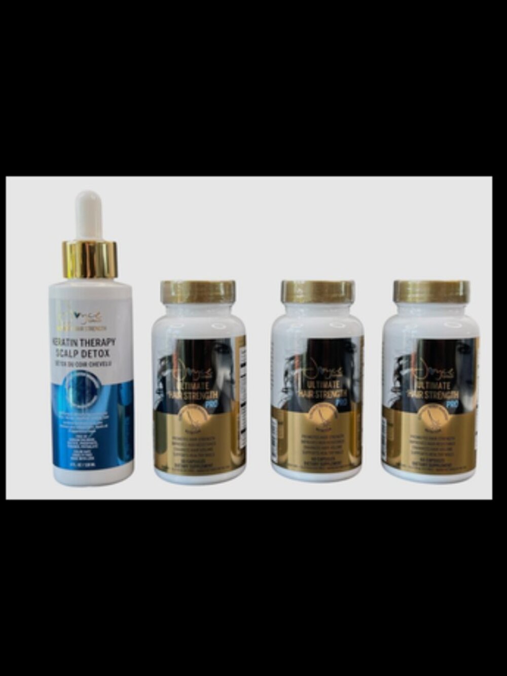 Joyce Giraud Ultimate Hair Strength Pro 90-Day Supply 180 caps+ Scalp Detox 4 oz